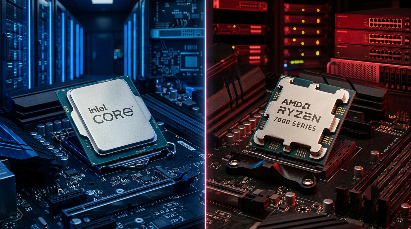 أفضل معالج لجهازك مقارنة معالجات Intel و AMD للمستخدمين الجدد