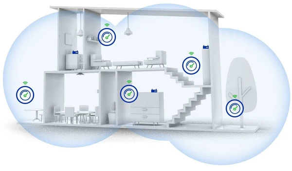 دليل شامل: كيف تعمل أنظمة واي فاي مش (mesh wifi system)؟ ولماذا هي مستقبل شبكات المنزل؟